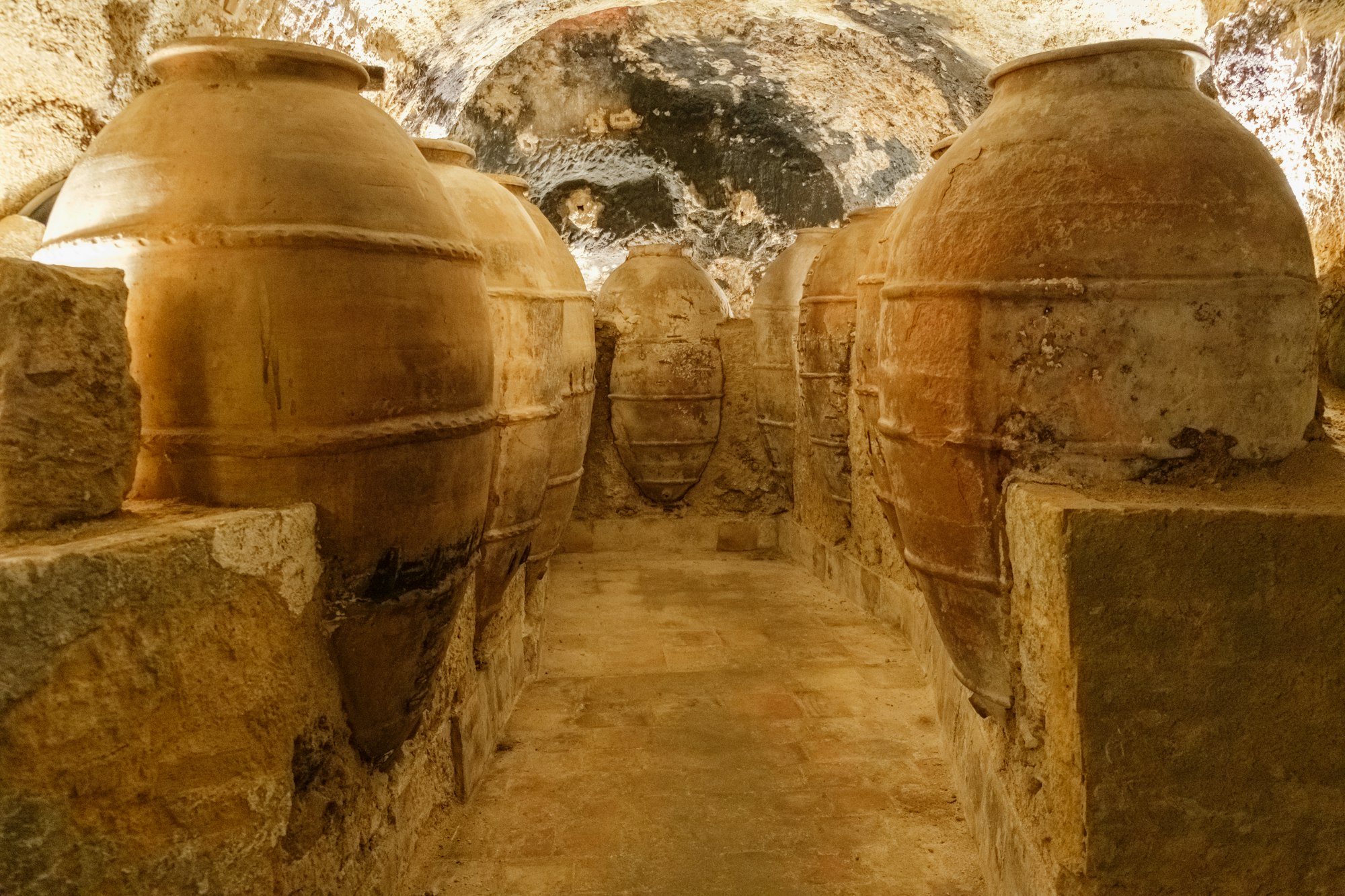 Old wineries of Arab origin, excavated in the subsoil of the city of Requena, Valencia. Old wineries of Arab origin, excavated in the subsoil of the city of Requena, Valencia.